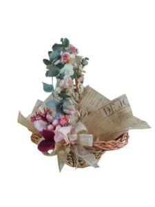Mini Cesta de Florista decorada