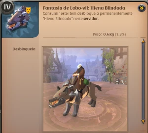 Skin de lobo-vil: Hiena blindada - Albion Online