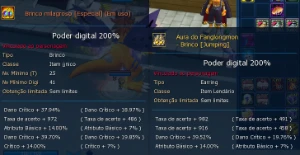 Conta End Gamer Com 5Sss+ Ladmo Omega Acessorio - Digimon Masters Online