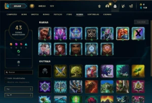 Conta bronze 2 com 32 Champs e 2 Skins + 2 Fragmentos - League of Legends LOL