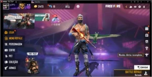 CONTA FREE FIRE LVL 42 GEMADA