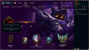 CONTA PLATINA 5 - League of Legends LOL
