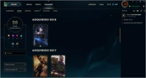 CONTA PLATINA 5 - League of Legends LOL