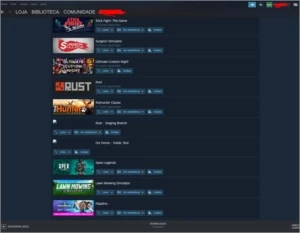 Conta top com varios jogos - Steam
