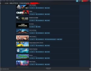 Conta top com varios jogos - Steam