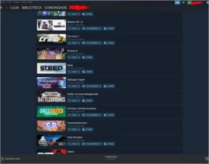 Conta top com varios jogos - Steam