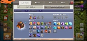 Clash of clans CV10 bem upada.