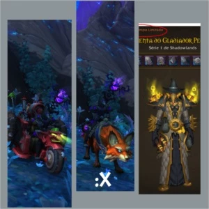 Conta de wow, mount e tmogs raros, personagens nv 60, 1500io - Blizzard