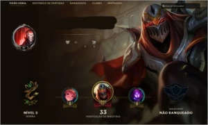 Conta de League of Legends LOL
