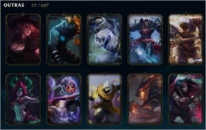 Conta LOL Unranked várias skins - League of Legends