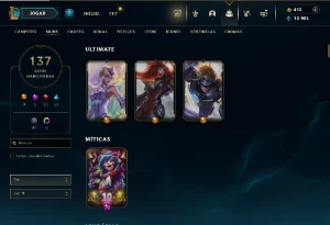 CONTA LOL- LVL 276 - 142 Champions - 137 Skins - FULL ACESSO - League of Legends