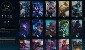 CONTA LOL- LVL 276 - 142 Champions - 137 Skins - FULL ACESSO - League of Legends