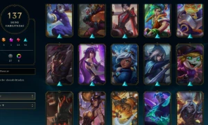CONTA LOL- LVL 276 - 142 Champions - 137 Skins - FULL ACESSO - League of Legends