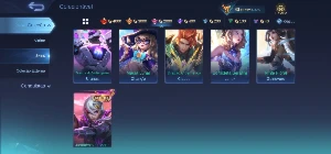 Vendo Conta MLBB com várias skins - Mobile Legends