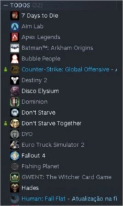 CONTA STEAM 50% DO VALOR INVESTIDO