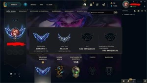 Conta mestre 61% Wr - League of Legends LOL