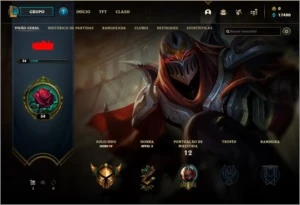 CONTA LV 34 GOLD 4 - 67% DE WIN RATE - League of Legends LOL