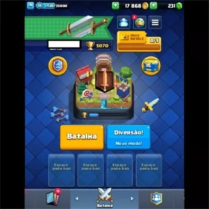 Conta Clash Royale Gemada