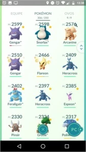 conta pokemon go level 34 - Pokémon