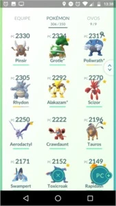 conta pokemon go level 34 - Pokémon