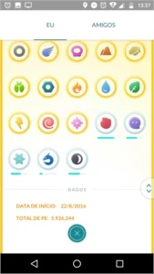 conta pokemon go level 34 - Pokémon
