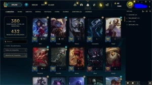 Conta Lol de 2014,131 champs, 131 skins - League of Legends