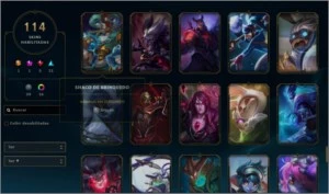 CONTA DIAMANTE 4 TODOS CHAMPS, 114 SKINS, LEVEL 326 - League of Legends LOL