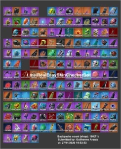 Wildcat, Blak Knight, Minty, Mako Glider e todas Esquiadoras - Fortnite