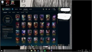 CONTA PLATINA S7, GOLD S6, LVL 81, 59 SKINS E 99 CAMPEÕES - League of Legends LOL