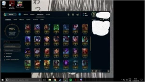 CONTA PLATINA S7, GOLD S6, LVL 81, 59 SKINS E 99 CAMPEÕES - League of Legends LOL