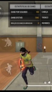 Conta de free fire com punho e calça angelical