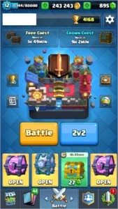 Conta Clash Royale Lvl 11 4300+ 150k Gold 1k Gem