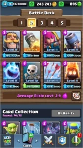Conta Clash Royale Lvl 11 4300+ 150k Gold 1k Gem