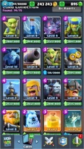 Conta Clash Royale Lvl 11 4300+ 150k Gold 1k Gem