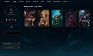 CONTA LOL PLATINA 4 // MMR BOM // OTIMA CONTA PARA SMURF - League of Legends