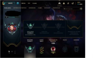 CONTA LOL PLATINA 4 // MMR BOM // OTIMA CONTA PARA SMURF - League of Legends