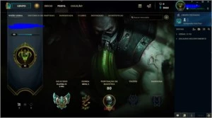 conta lol gold - League of Legends
