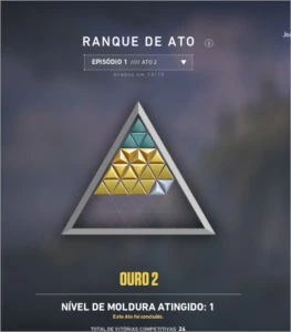 OURO II NO ATO II, CONTA PRONTA PARA COMPETITIVO - Valorant