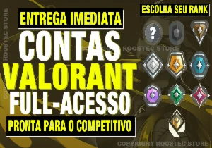 Conta Valorant Level 20 - Para Competitivo - Full Acesso