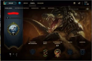 Conta level 30 Unranked - League of Legends LOL