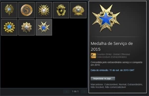 CSGO MAIN PRIME [full acesso] + 8 medalhas + AGUIA2 + 2,655h - Counter Strike