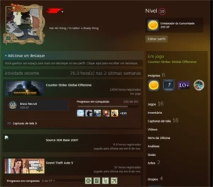 CSGO MAIN PRIME [full acesso] + 8 medalhas + AGUIA2 + 2,655h - Counter Strike