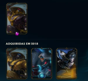 Conta lol única (pax, Silver Kayle, black alistar e etc..) - League of Legends