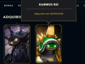 Conta lol única (pax, Silver Kayle, black alistar e etc..) - League of Legends