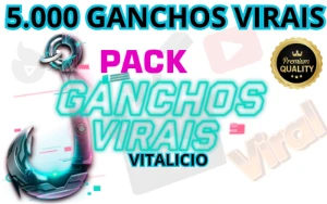 5.000 Ganchos Vídeos Virais🔥  - Vitalicio - Online🟢 - Outros