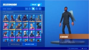 Conta no Fortnite 67 skins, passe season 3 e SV 99