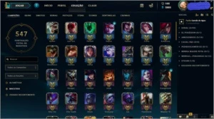 Conta no lol Ouro 1 com 190skins e todos os champs - League of Legends
