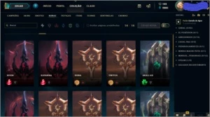 Conta no lol Ouro 1 com 190skins e todos os champs - League of Legends