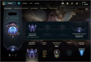 Conta diamond 3. - League of Legends LOL