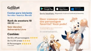 Conta Iniciante | Yae Miko - AR 10 - Genshin Impact